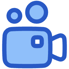 Camera Video Icon from Plump Duo Set