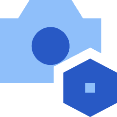 Controller Setting Bolt Nut Icon from Sharp Flat Set