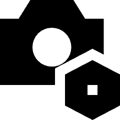 Controller Setting Bolt Nut Icon from Sharp Solid Set