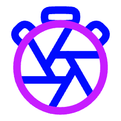 Shutter Solo Icon from Plump Neon Set