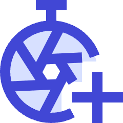 Shutter Speed Timer Add Icon from Sharp Duo Set