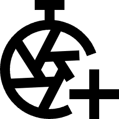 Shutter Speed Timer Add Icon from Sharp Line Set
