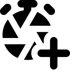 Shutter Speed Timer Add Icon from Core Solid Set