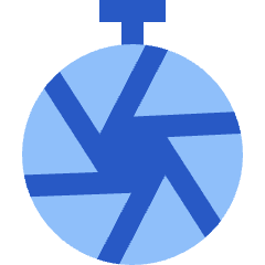 Shutter Speed Timer Icon from Sharp Flat Set