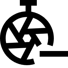 Shutter Speed Timer Minus Icon from Sharp Line Set