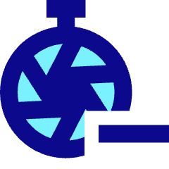 Shutter Speed Timer Minus Icon from Sharp Pop Set