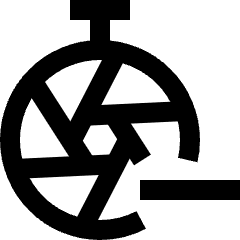 Shutter Speed Timer Minus Icon from Sharp Line Set