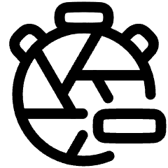 Shutter Speed Timer Minus Icon from Plump Line Set