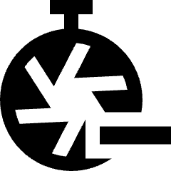 Shutter Speed Timer Minus Icon from Sharp Solid Set