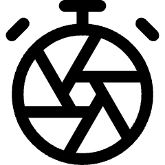 Shutter Speed Timer Icon from Core Line Set