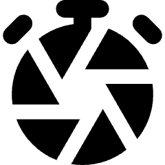 Shutter Speed Timer Icon from Core Solid Set