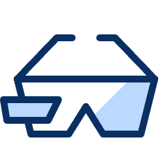 Smart Glasses Icon from Cyber Duotone Set