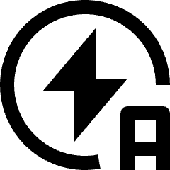 Camera Flash Auto Icon from Nova Line Set