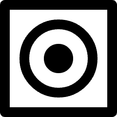 Camera Lens Small Square Icon from Nova Line Set