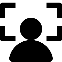 Camera Portriat Icon from Nova Solid Set