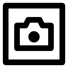 Camera Square Icon from Nova Line Set