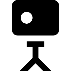 Camera Stand Icon from Nova Solid Set