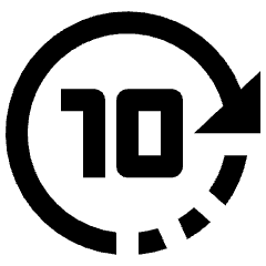 Camera Timer Ten Icon from Nova Solid Set