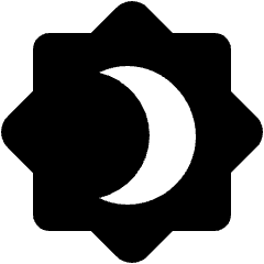 Light Mode Bright Dark Icon from Nova Solid Set