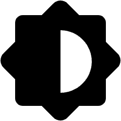 Light Mode Brightness Icon from Nova Solid Set