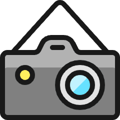 Camera Carry Icon from Ultimate Colors Set