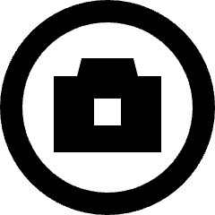 Camera Circle Icon from Sharp Remix Set