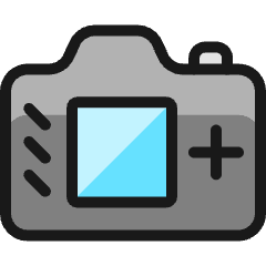 Camera Display 1 Icon from Ultimate Colors Set