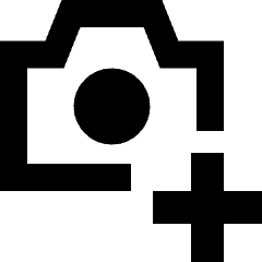 Camera Photo Add Icon from Sharp Remix Set