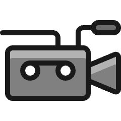 Camera Professional Icon from Ultimate Colors Set