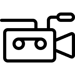 Camera Professional Icon from Ultimate Light Set