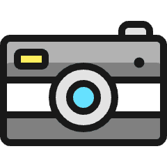 Camera Retro Icon from Ultimate Colors Set