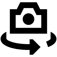 Camera Rotate Icon from Sharp Remix Set