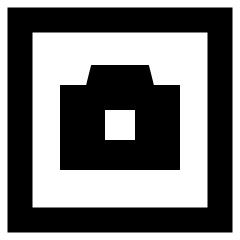 Camera Square Icon from Sharp Remix Set