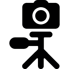 Camera Tripod 1 Icon from Ultimate Bold Set