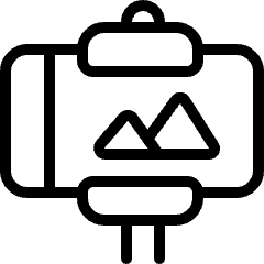 Photo Selfie Stick Icon from Ultimate Light Set