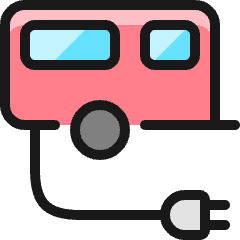 Camping Rv Icon from Ultimate Colors Set