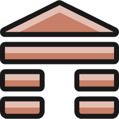 Camping Shelter Icon from Ultimate Colors Set