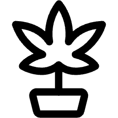 Cannabis 3 Icon from Ultimate Regular Set