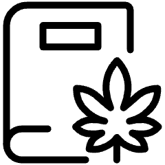 Cannabis Book Icon from Ultimate Light Set