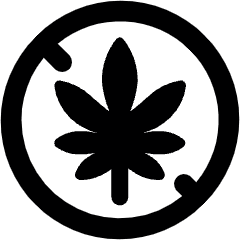 Cannabis Forbidden Icon from Ultimate Bold Set