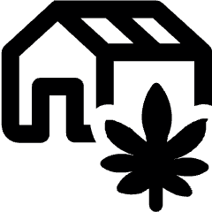 Cannabis Greenhouse 1 Icon from Ultimate Bold Set