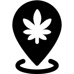 Cannabis Location 2 Icon from Ultimate Bold Set