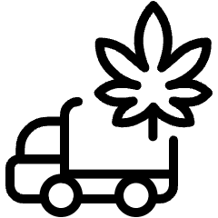 Cannabis Logistic 1 Icon from Ultimate Light Set