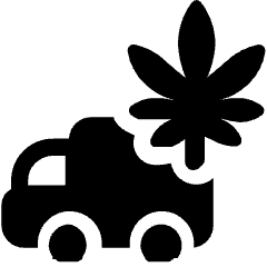 Cannabis Logistic 1 Icon from Ultimate Bold Set