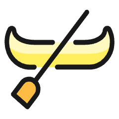Canoe 2 Icon from Ultimate Colors Set