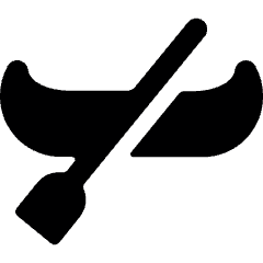 Canoe 2 Icon from Ultimate Bold Set
