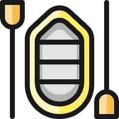Canoe 3 Icon from Ultimate Colors Set