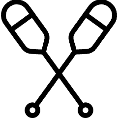 Canoe Paddles Icon from Ultimate Light Set