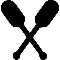 Canoe Paddles Icon from Ultimate Bold Set