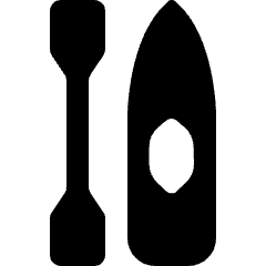 Canoe Single Icon from Ultimate Bold Set